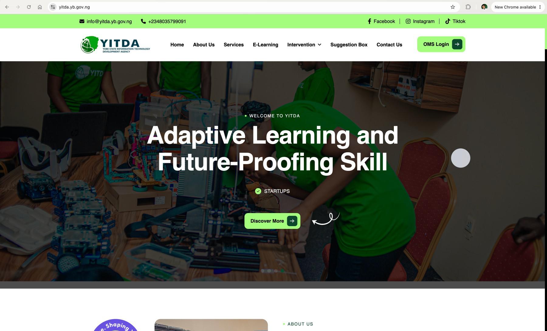 Yobe State Information Technology Development Agency (YITDA) – Digital Transformation & Enterprise Management Platform